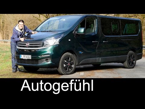 Fiat Talento FULL REVIEW test driven Combi Minibus (vs Nissan NV300 Opel Vivaro Renault Trafic)