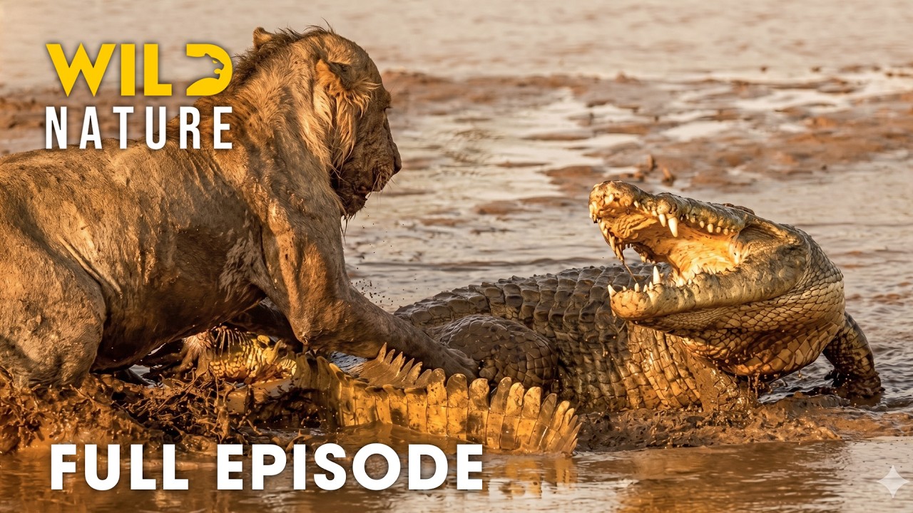 Lion vs Crocodile (FULL EPISODE) | Survival in Africa's Deadliest Arena | Animal documentary