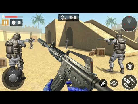FPS Commando Shooting Games - Android Gameplay Walkthrough Part 1 - Version 8.1 - Lomelvo