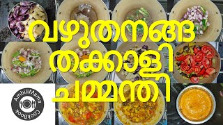 വഴുതനങ്ങ തക്കാളി ചമ്മന്തി | വഴുതനങ്ങ ചമ്മന്തി | Brinjal Tomato Chutney | AmbiliMama CookBook