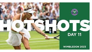 Big Shots At Big Moments | Hot Shots Day 11 | Wimbledon 2023