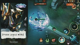 【Mobile Legend #0016】HELCURT SCORPIO ZODIAC SKIN REVIEW