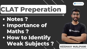 Keshav Malpani | CLAT Notes Importance of Maths? | CLAT preparation strategy | CLAT Exam | CLAT 2021