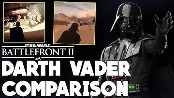 Battlefront vs Battlefront 2 - DARTH VADER!