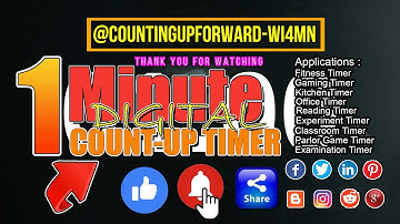 1 Minute Digital Count up Timer 7