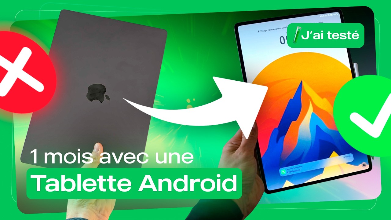 Remplacer un MacBook Pro par une tablette Android pendant 30 jours ? On relève le défi