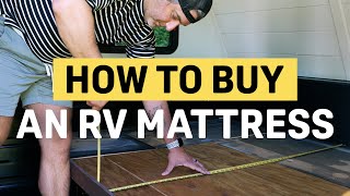 Four Tips You NEED To Know When Buying an RV Mattress!