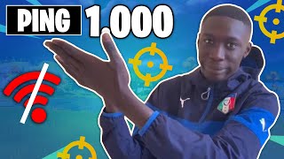 ASSURDO! Faccio KILL con 1000 di PING - FORTNITE