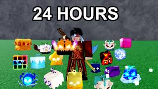 I Searched Fruits With Notifier For 24 Hours In Bloxfruits
