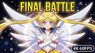 Pretty Guardian Sailor Moon Cosmos - Silver Moon Crystal Eternal Power (Endfight) 4K 60fps german