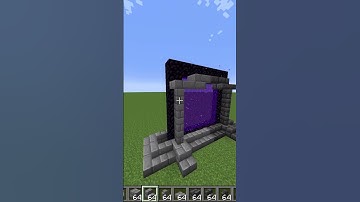 minecraft cool nether portal design #gaming #shorts #minecraft #minecraftshorts #tutorial