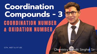 coordination number | oxidation number of coordination compounds | Coordination compounds class 12
