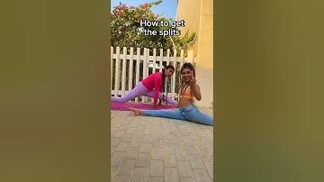 I TAUGHT THE GIRL HOW TO SIT IN THE SPLITS! HOW TO IMPROVE YOUR SPLITS!#libertybarros#tutorial#split