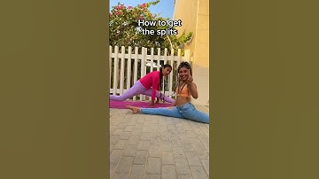 I TAUGHT THE GIRL HOW TO SIT IN THE SPLITS! HOW TO IMPROVE YOUR SPLITS!#libertybarros#tutorial#split