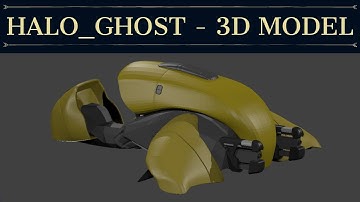 3D Modeling: Halo Ghost - Full Video Timelapse