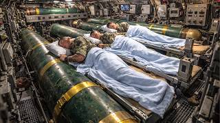 Como os Marinheiros de Submarinos Dormem, Comem e Sobrevivem durante Meses Debaixo de Agua