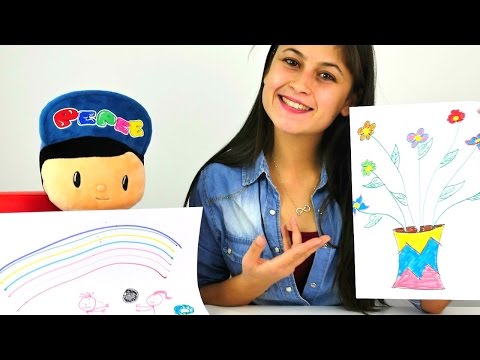 Pepee Ve Ayşe Resim Yapıyorlar. Okul öncesi Eğitim