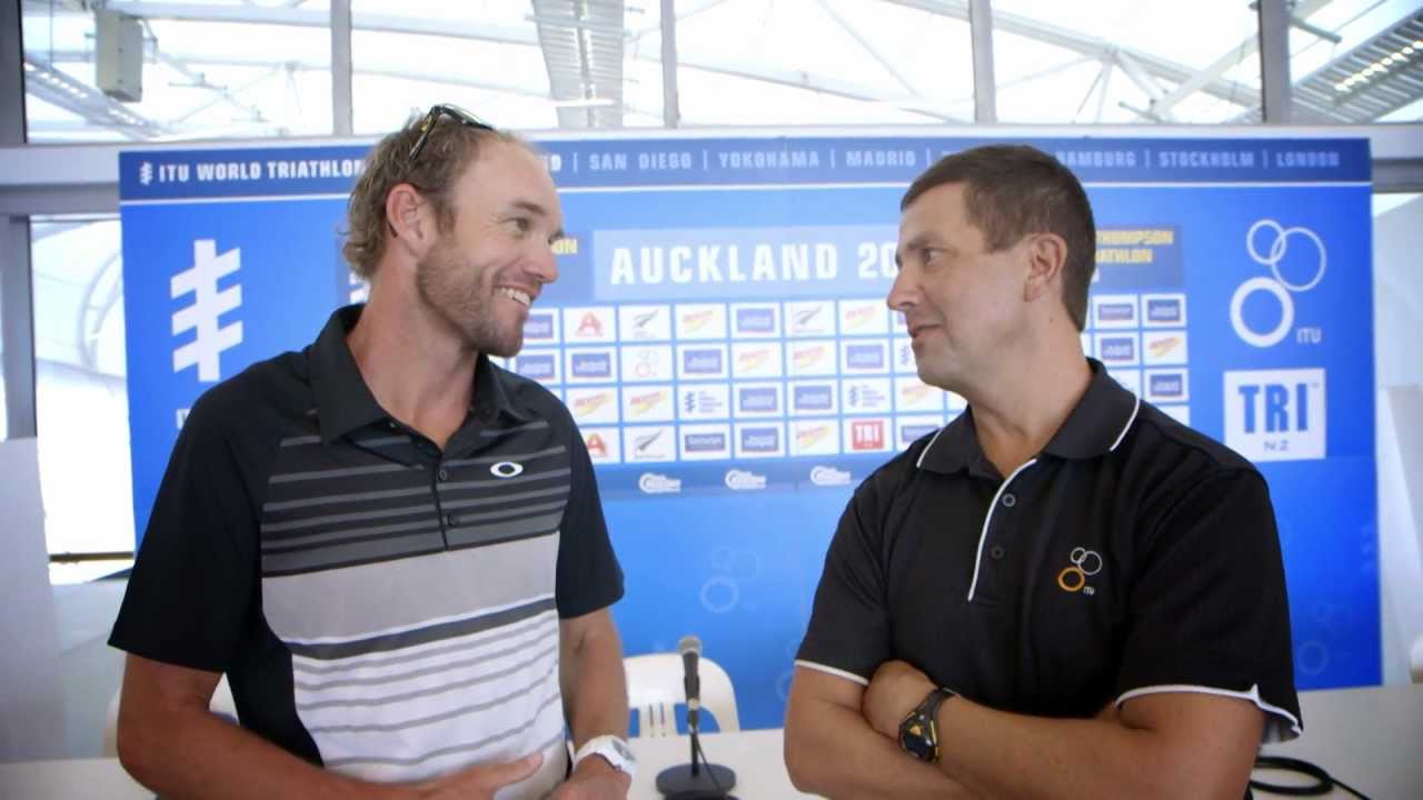 Kris Gemmell and Barrie Shepley talk Auckland World Triathlon Series