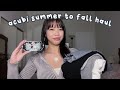 YESSTYLE ACUBI SUMMER TO FALL HAUL (trendy clothes, makeup, skincare)