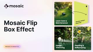 Mosaic Flip Box Effect | Build a 3D Hover Animation