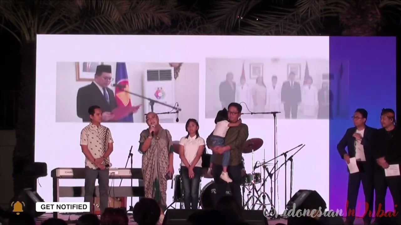 Perkenalan Bpk. Ferdien Pelaksana Fungsi Pelindungan KJRI Dubai 2025 Di Acara Pentas Seni & Kuliner