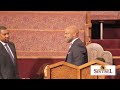 Assemblymember Isadore Hall, III Sings at Brenda Marsh-Mitchell Home Going