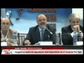 Acto de Carlos Tomada en la inauguración del centro de capacitación textil