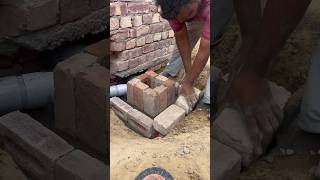 DIY cement gully trap installation #viralvideo #plumbingtime #concreteideas #shortsfeed #diy