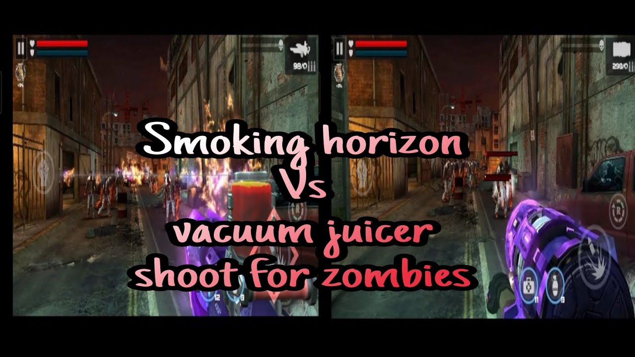 deadtargat gameplay।।Smoking horizon gun vs vacuum juicer zombies shoot।।👈
