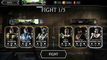 Mortal Kombat Mobile: Random Class gameplay: PT 1