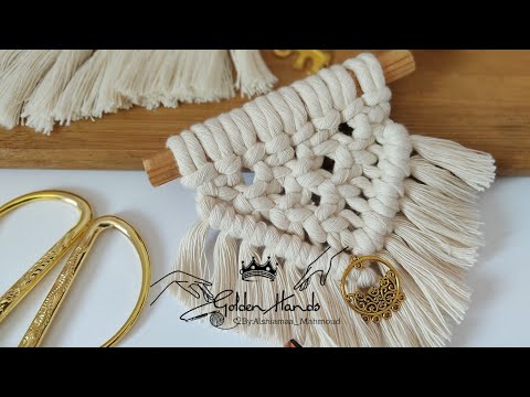 Vídeo: Com Teixir Macrame