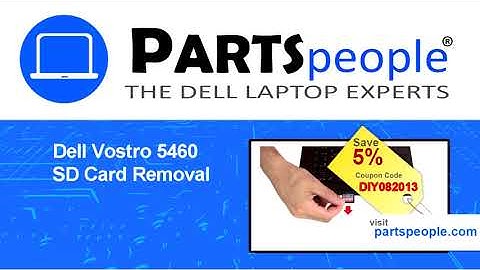 Dell Vostro 5460 (P41G001) SD Card How-To Video Tutorial