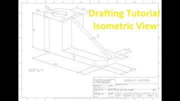 CATIA Drafting Isometric View Tutorial for Beginners