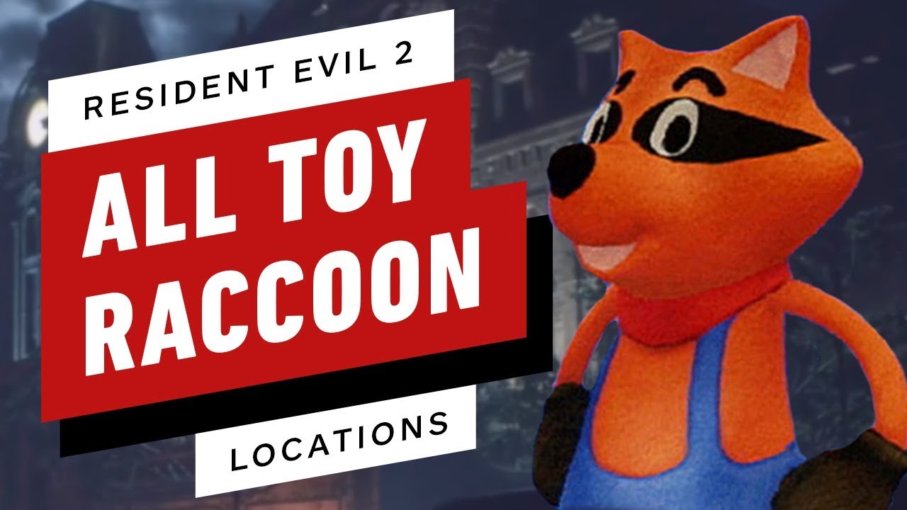 Resident Evil 2 Remake: All Mr. Raccoon Toy Locations - YouTube