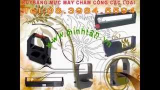 THAY MỰC RUY BĂNG MÁY CHẤM CÔNG OSIN O-960