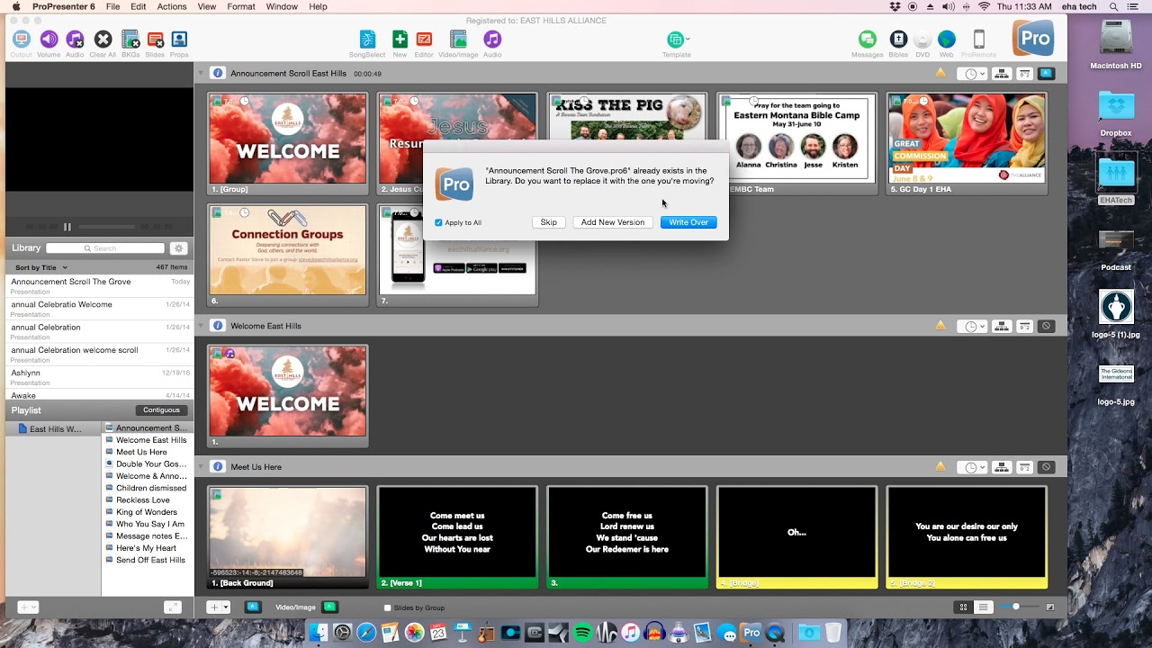 propresenter 6 how to import bible