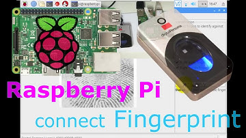 Raspberry Pi connect Fingerprint Reader PART1 Demo