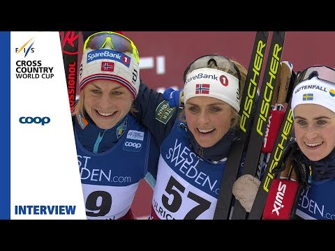 Therese Johaug | "The atmosphere was amazing" | Ladies' 10 km. | Ulricehamn | FIS Cross Country