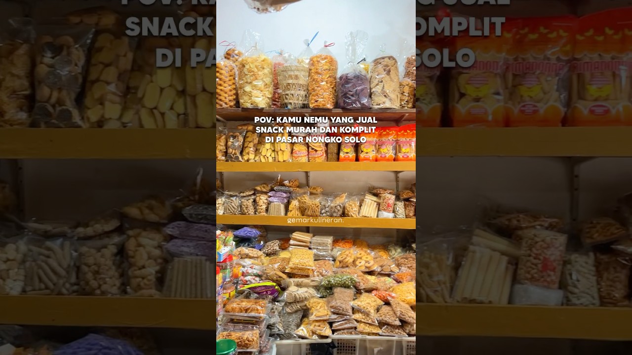 SNACK KILOAN MURAH & LENGKAP DI SOLO‼️