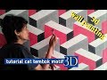 EFEK CAT TEMBOK 3D | CAT TEMBOK 3D ILUSI | MURAL DINDING 3D