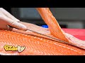 매일 아침 연어 손질에 돈까스는 1000원? 어느 가게냐고 난리났던 연어 맛집 5편 몰아보기 / Amazing salmon dismantling and cooking!