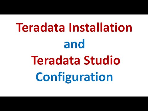 Teradata Installation Step by Step Explanation 2021 || Teradata Studio Configuration