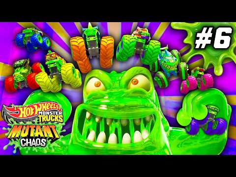 Wreckin' Wolf se une a la batalla contra Gunkzilla⚡ | Hot Wheels Monster Trucks:Caos Mutante PARTE6