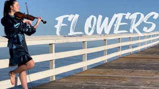 Flowers - Miley Cyrus/Violin cover   Avelina  Kushnir 15y.old in Malibu