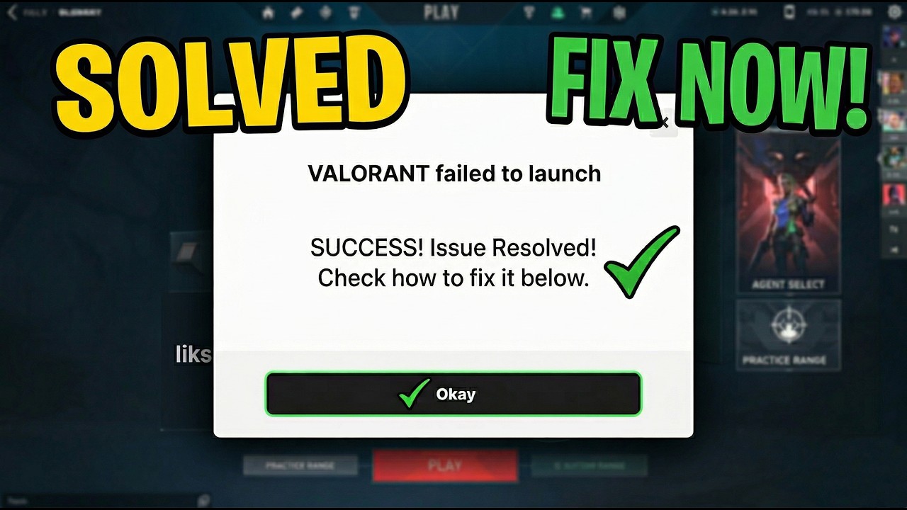VALORANT Failed to Launch? FIX IT NOW! (2026 Working) - YouTube