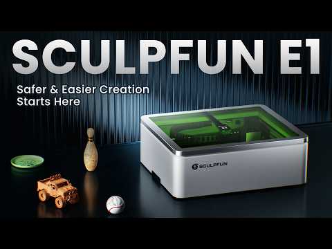 SCULPFUN E1 Series: Safer & Easier Laser Engraving Starts Here!
