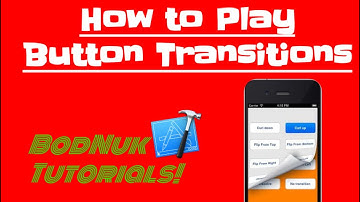 Button Transitions in Xcode 6  - BodNuk tutorials