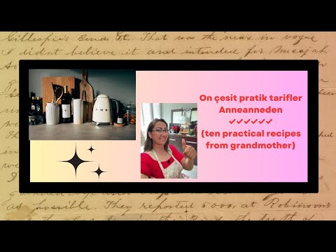 Anneanneden 10 Çeşit Pratik şipşak Tarifler~( ten practical recipes from grandmother)#pratiktarifler