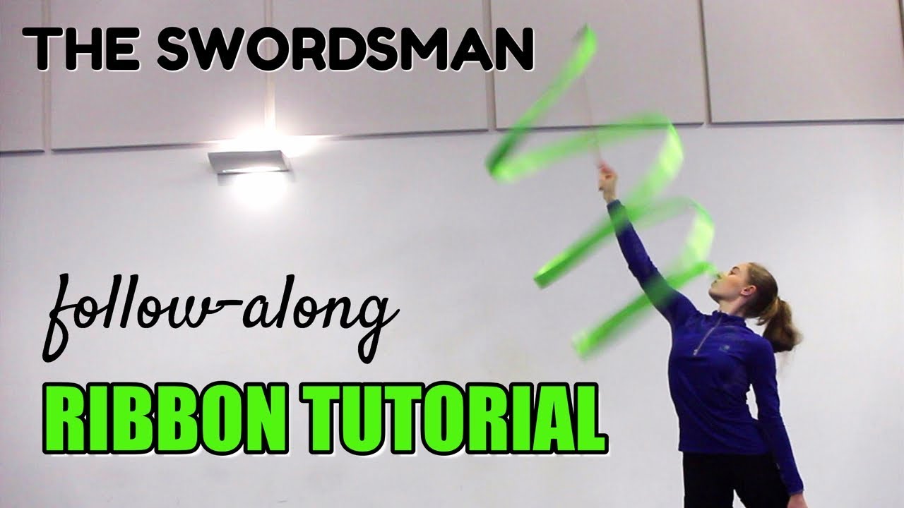 Basic Ribbon Handling For Rhythmic Gymnasts Follow Along Tutorial Youtube