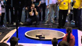 Robotika 2012 - 3 kg robotu cīņa / Baltic Robot Sumo 2012 - 3 kg robot fight